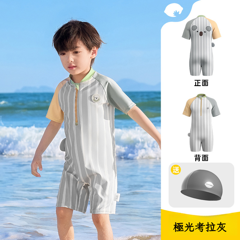 兒童短袖分體中小童泳衣