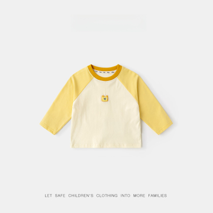 兒童春季彩虹7A抗菌打底衫長袖T恤