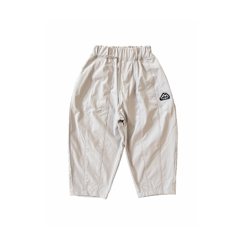 兒童戶外涼感速乾長褲休閒褲防水