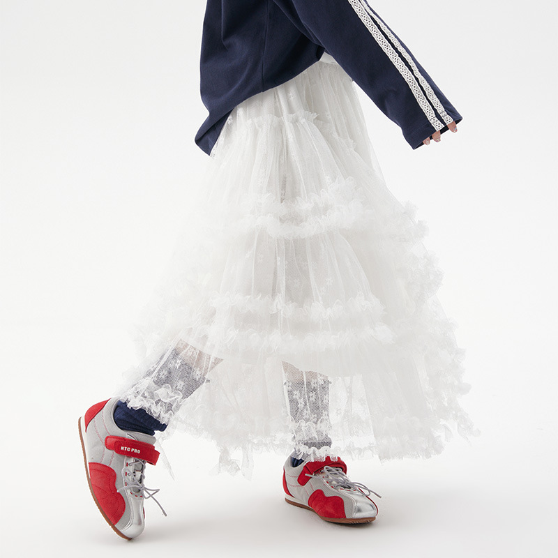 女童可愛洋氣春秋紗裙