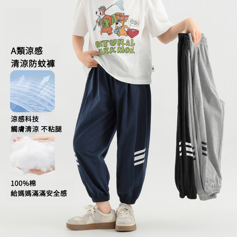 男童夏季校園運動褲