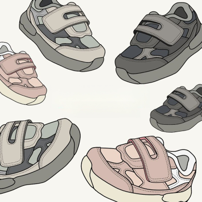 兒童春秋休閒運動老爹鞋