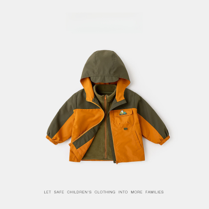 四級防水三合一兒童小軟殼內膽兩件套