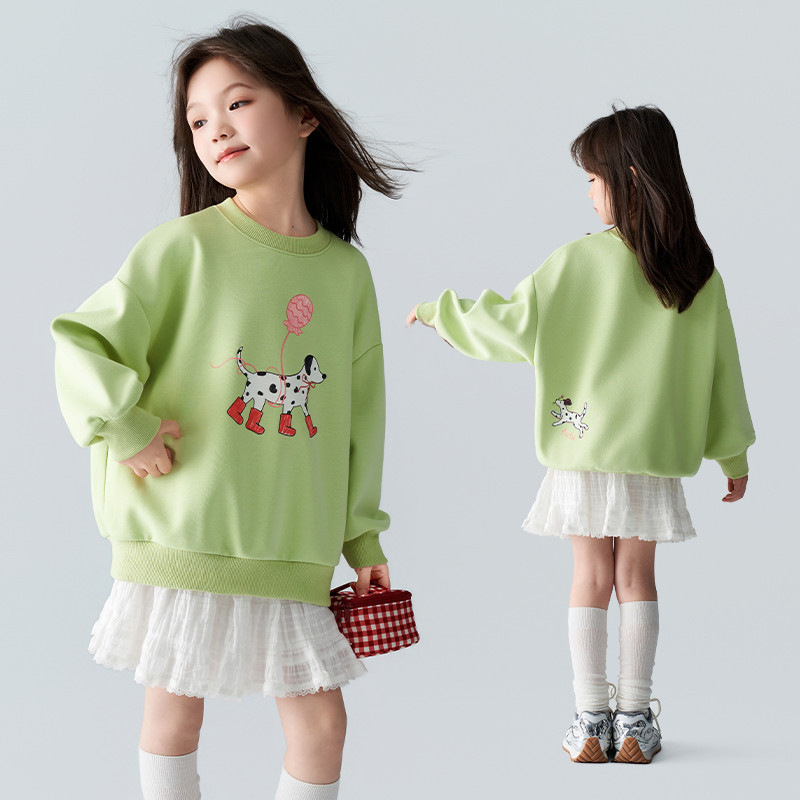 春季女童塑性喇叭褲