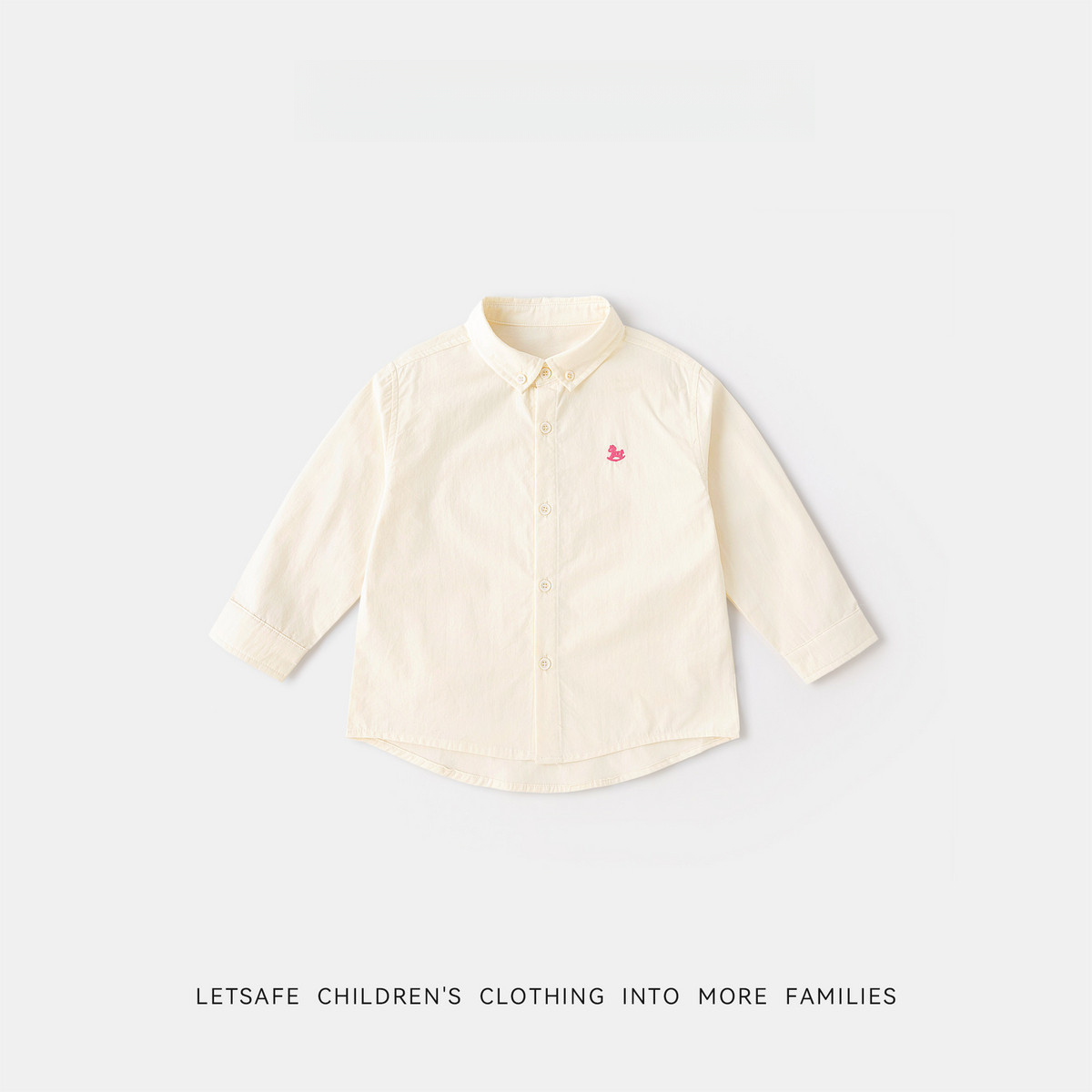 女童春秋元氣學院風襯衫