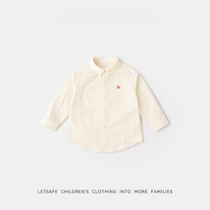 女童春秋元氣學院風襯衫