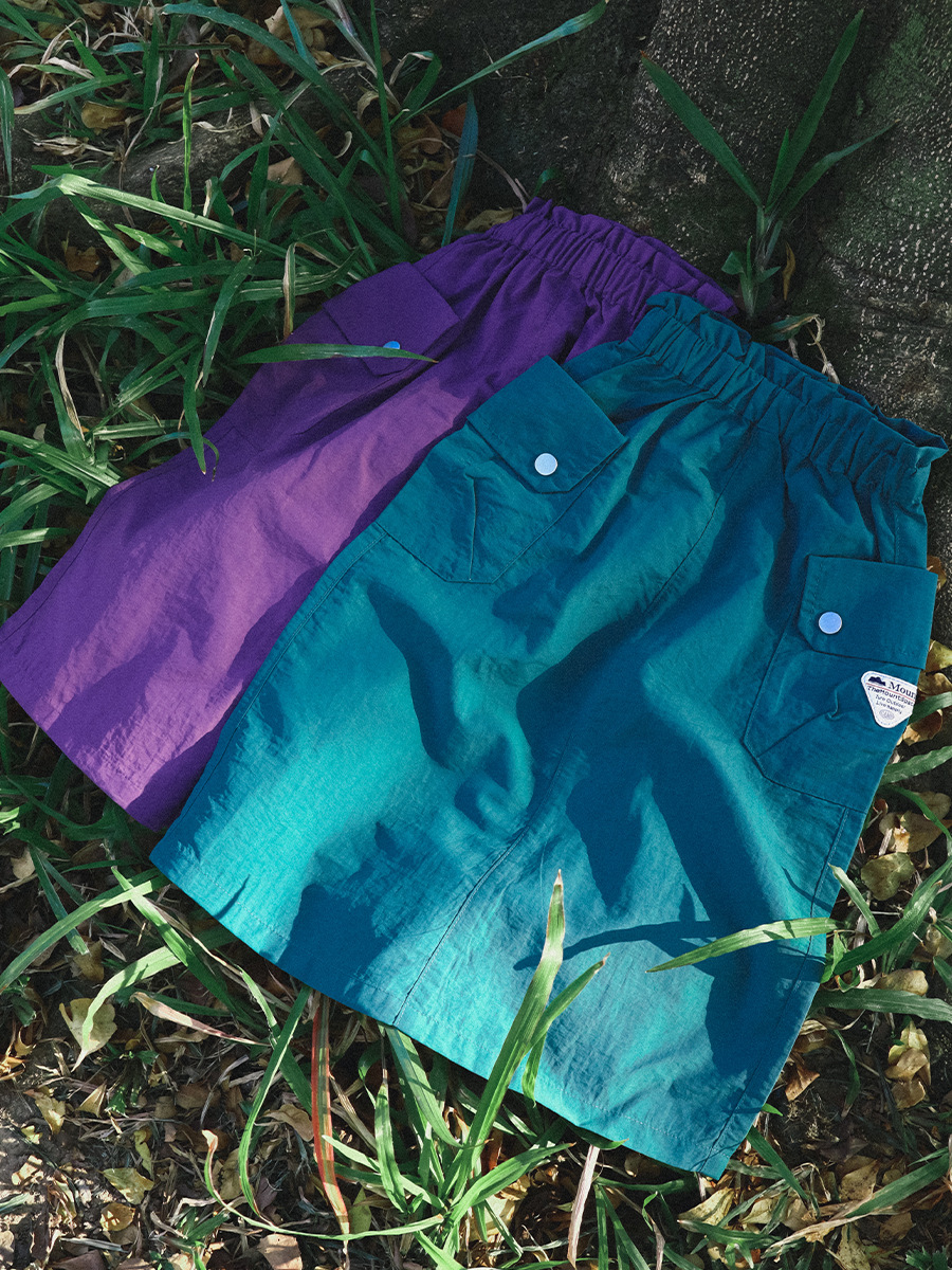 女童春季速乾中長款工裝半身裙