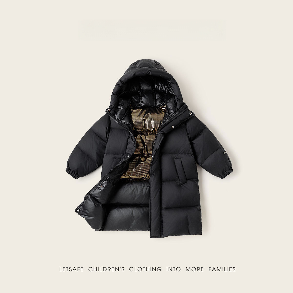 三防兒童冬季抗極寒羽絨服