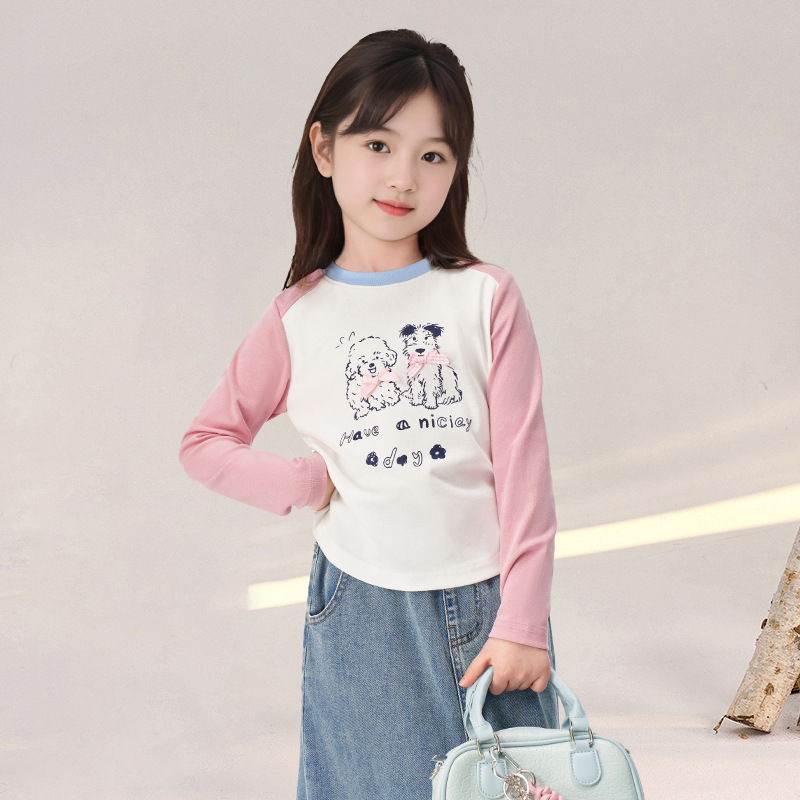 女童軟牛仔半身裙