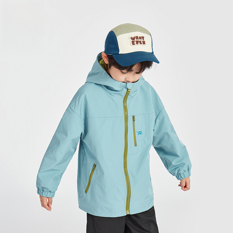 春裝新款男童防潑水戶外外套