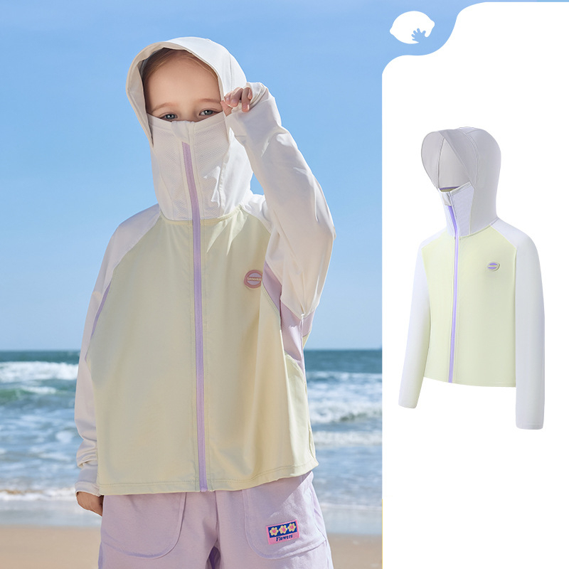 兒童薄款原紗防曬衣