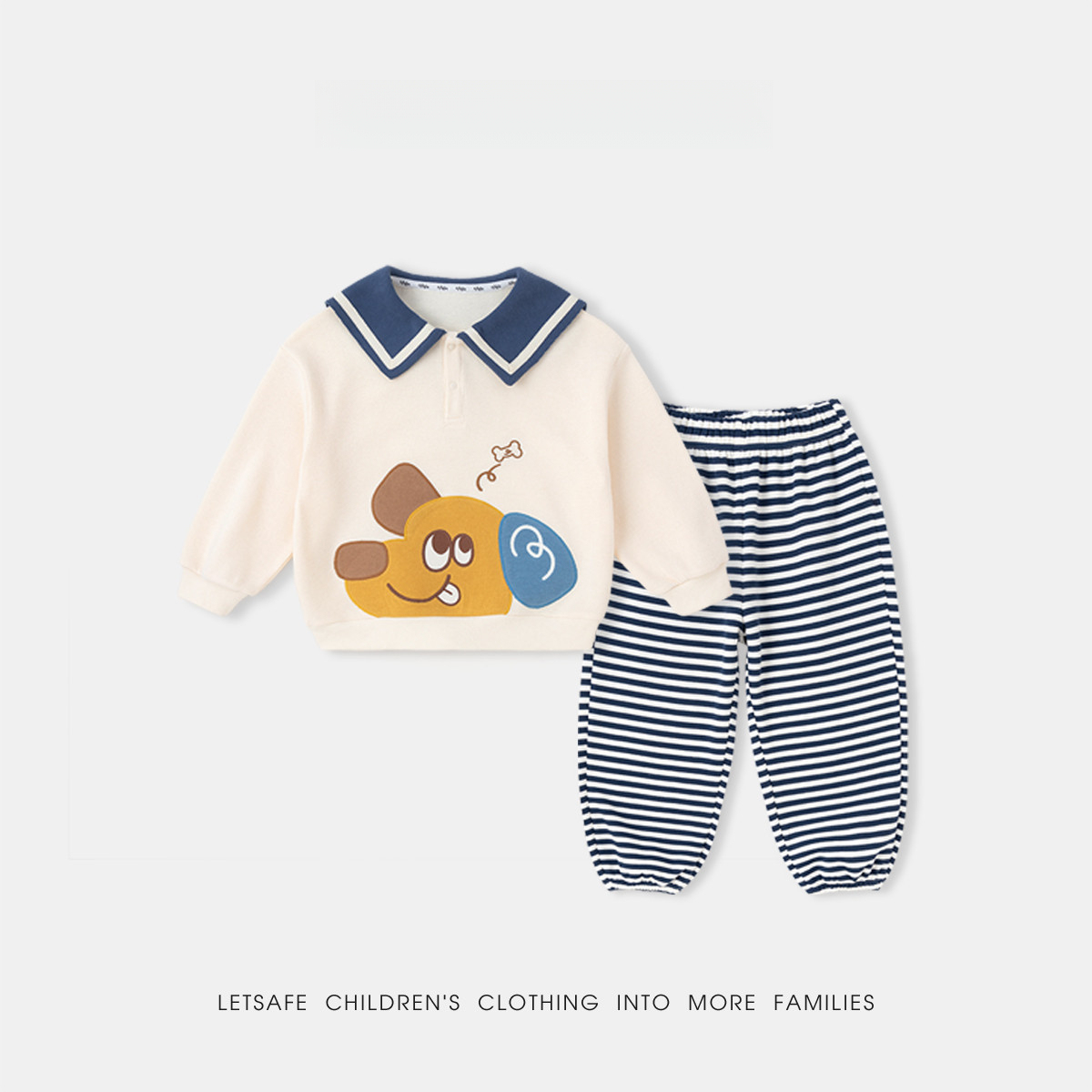 兒童卡通衛衣衛褲可愛套裝