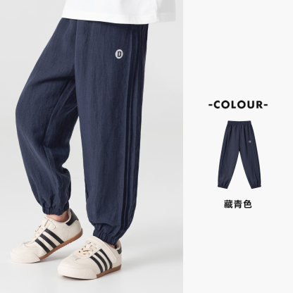 兒童夏季萊賽爾亞麻防蚊褲