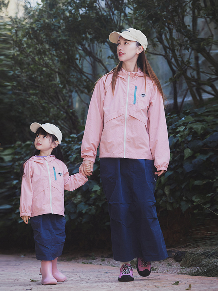 親子裝山系戶外防水防曬輕薄外套