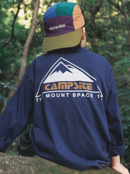 男童春季戶外運動吸濕排汗長袖T恤打底衫