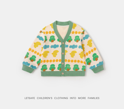 春季薄款萌趣可愛針織外套