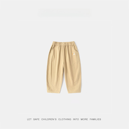 春季兒童純棉休閒褲