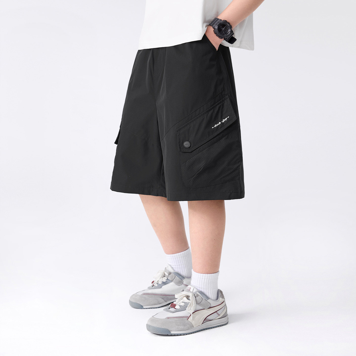 男童工裝五分褲