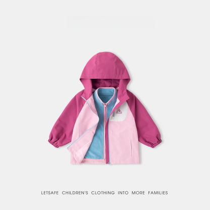 春季三合一戶外機能兒童外套