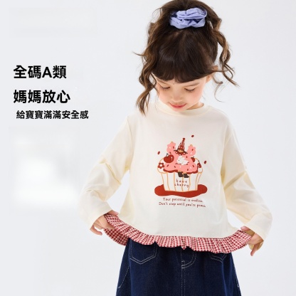 春季軟萌女童打底T恤