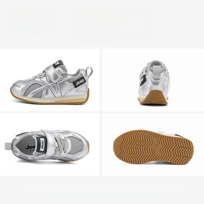 兒童春秋季透氣網面運動鞋