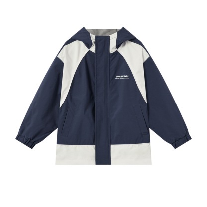 男童連帽戶外防潑水外套