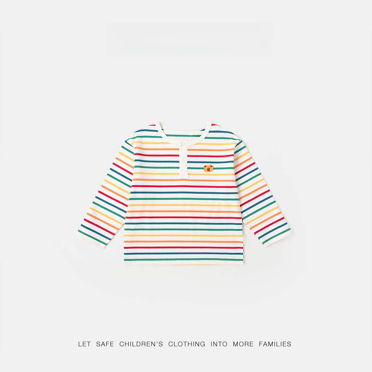 [100%全棉]春季兒童條紋長袖T恤