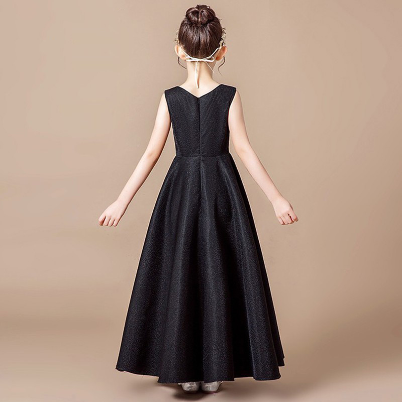 黑色無袖晚禮服