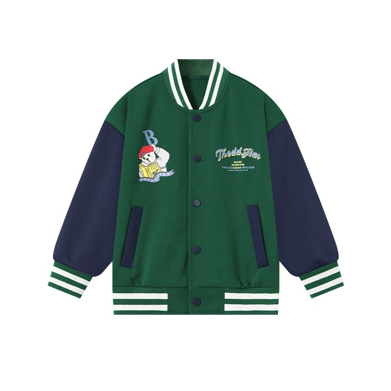 男童春秋季小熊印花外套