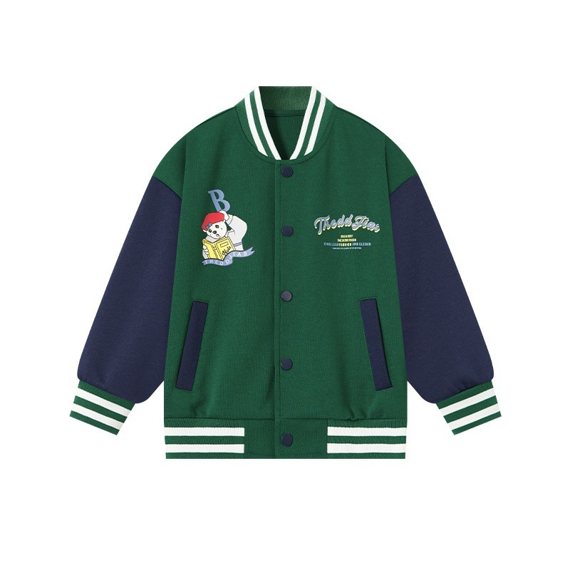 男童春秋季小熊印花外套