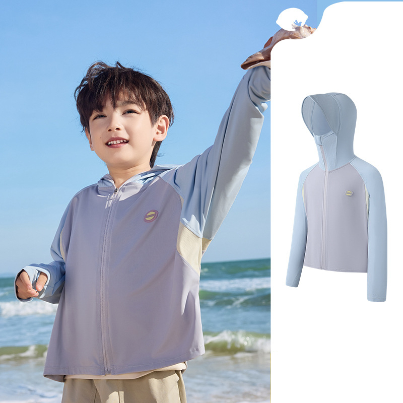 兒童薄款原紗防曬衣