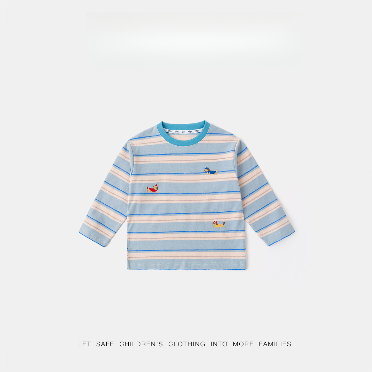 春季童裝長袖條紋T賉
