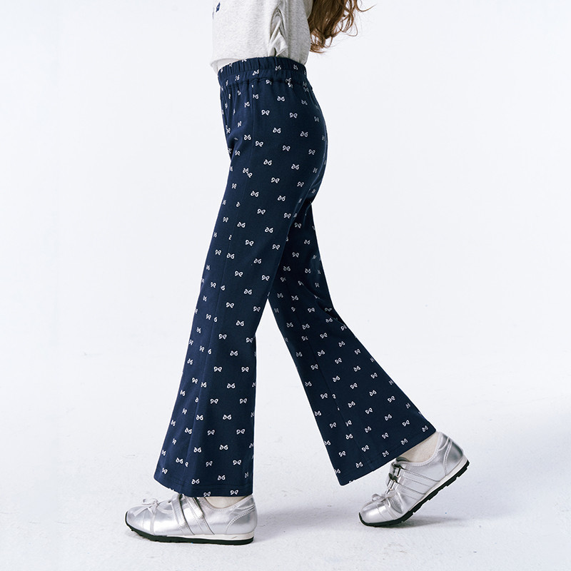 春秋女童狗狗卡通印花圓領薄款衛衣