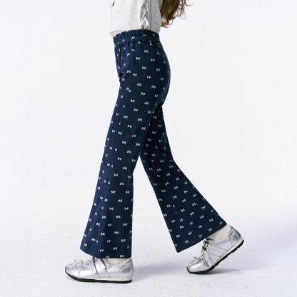 春秋女童狗狗卡通印花圓領薄款衛衣