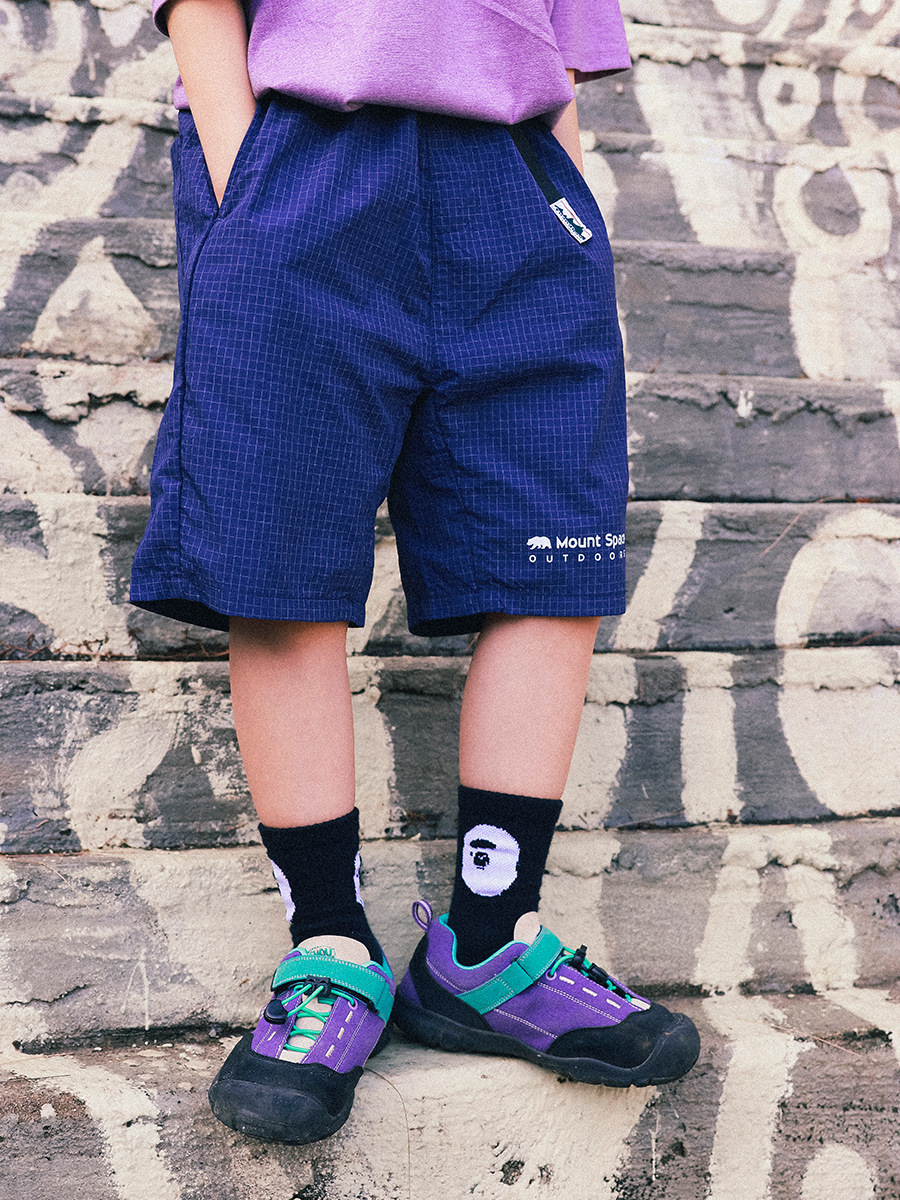 兒童山系輕戶外兒童速乾短褲