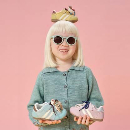 兒童春季萌趣阿甘鞋軟底運動鞋