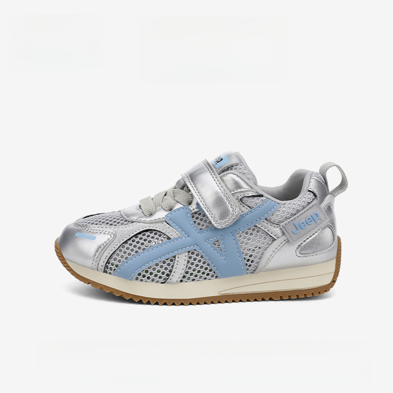 兒童春秋季透氣網面運動鞋