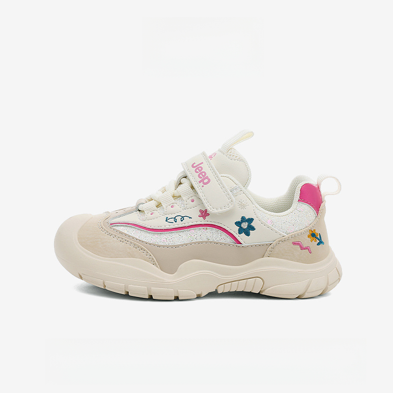 女童秋季防滑撞色運動鞋