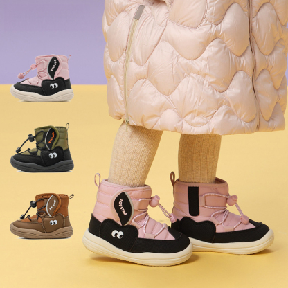 兒童冬季軟底雪地靴