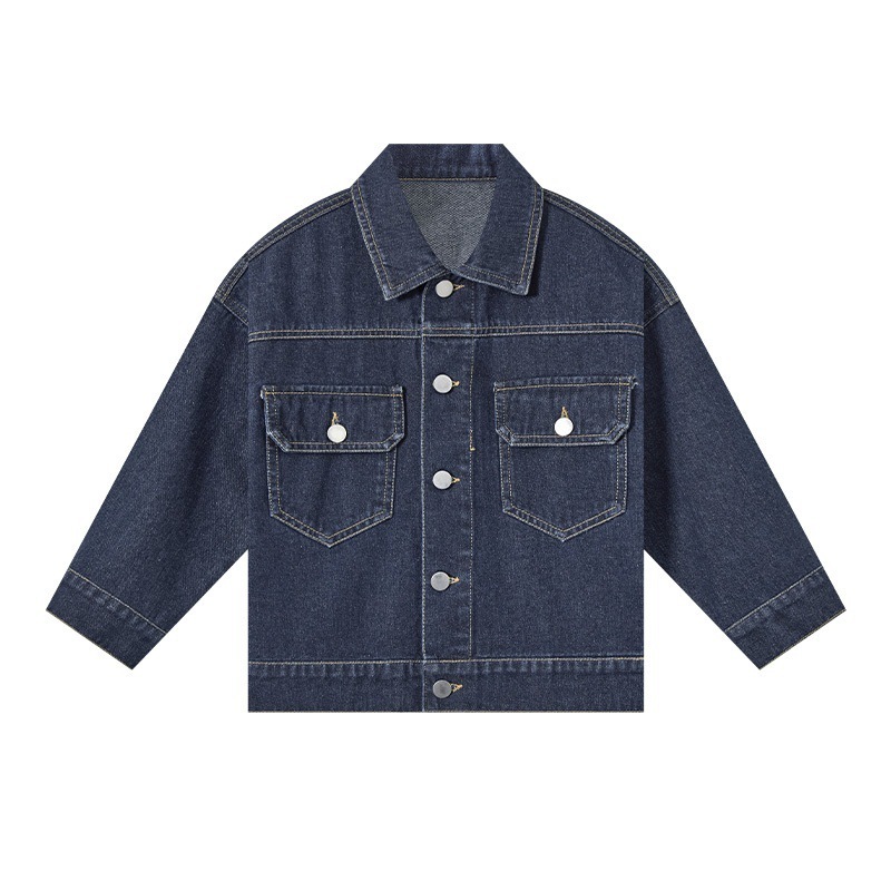 男童復古軟牛仔外套
