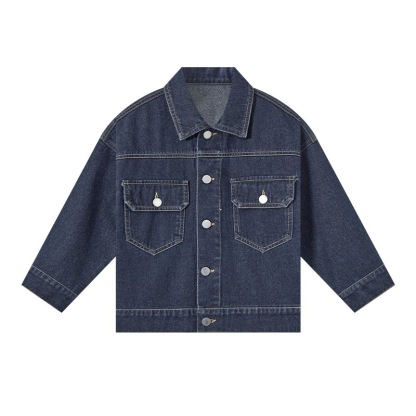 男童復古軟牛仔外套