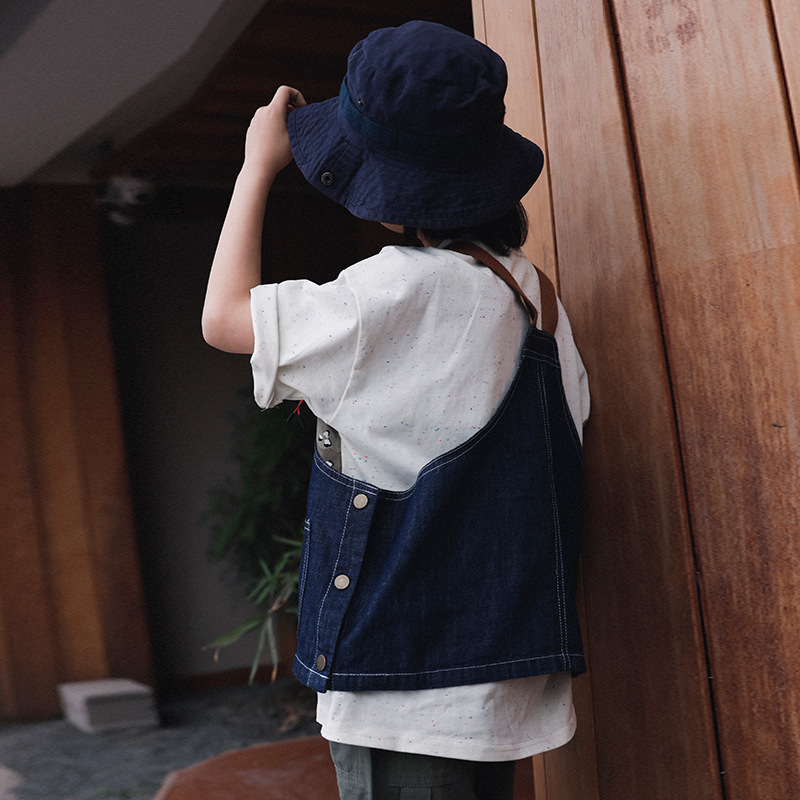 兒童休閒百搭牛仔馬甲