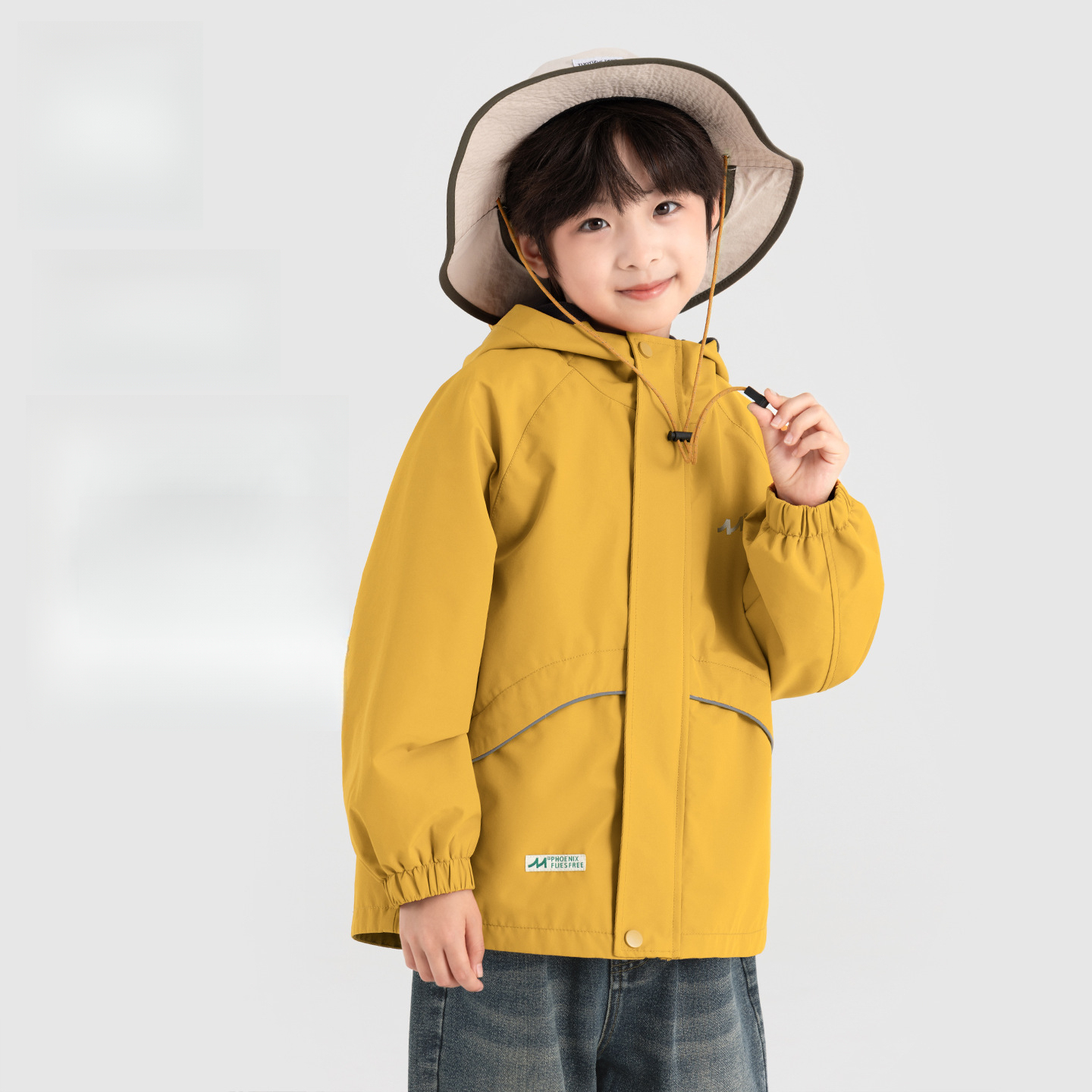 男童春秋款保暖登山服外套