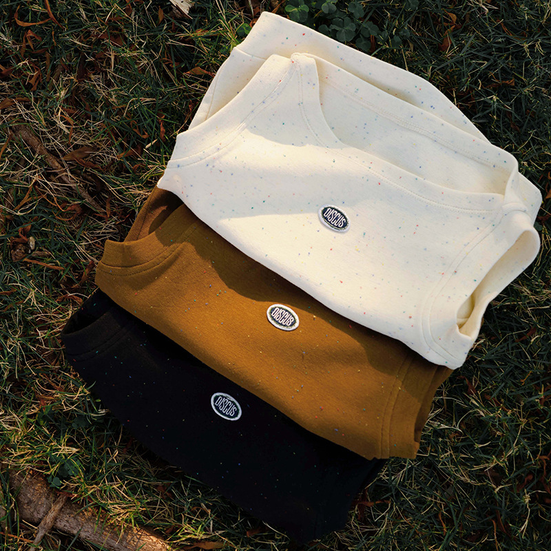 兒童休閒修身圓領背心無袖坎肩