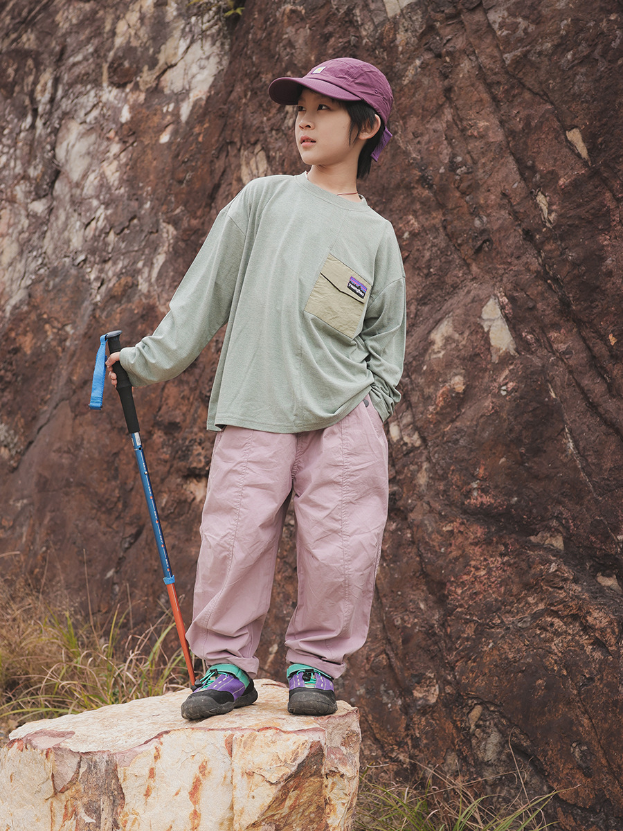 山系戶外兒童耐磨抗造休閒褲