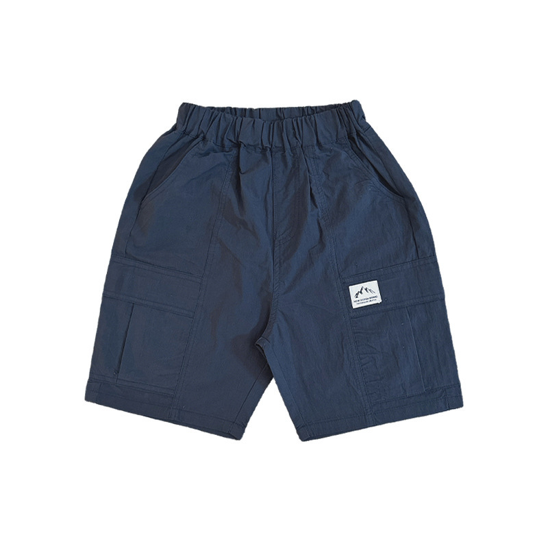 男童戶外工裝褲短
