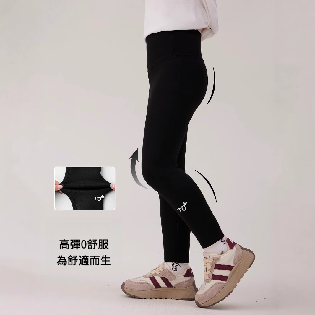 女童冬季加絨打底褲
