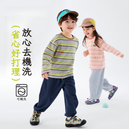 春季童裝長袖條紋T賉