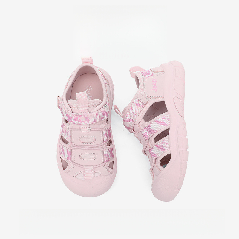 兒童夏季戶外防滑透氣包頭沙灘涼鞋