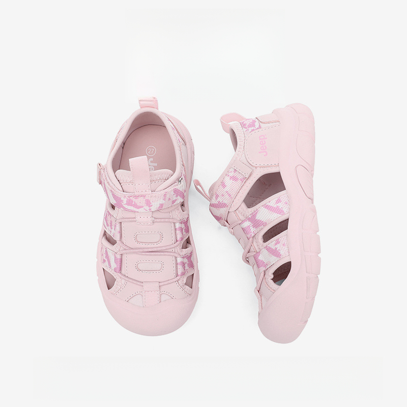 兒童夏季戶外防滑透氣包頭沙灘涼鞋